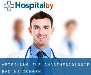 Abteilung für Anästhesiologie (Bad Wildungen)
