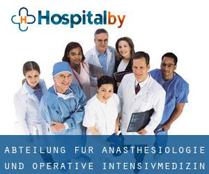 Abteilung für Anästhesiologie und operative Intensivmedizin (Pforzheim)