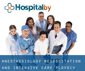 Anesthesiology, Resuscitation, and Intensive Care (Plovdiv)