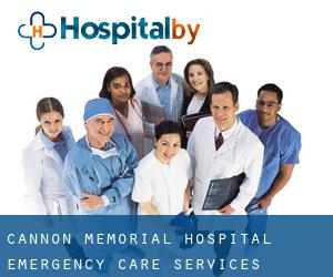 Cannon Memorial Hospital: Emergency Care Services (Pickens)