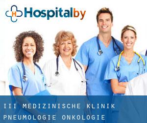 III. Medizinische Klinik - Pneumologie, Onkologie, Allergologie, (Sachsendorf)