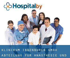 Klinikum Ibbenbüren GmbH Abteilung für Anästhesie und